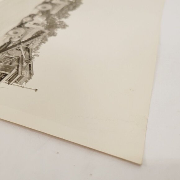 Vtg Koehring Equipment Black and White Photo Print Dump Trucks Gravel Machine - Picture 6 of 6